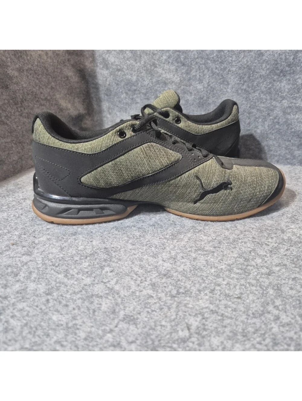 Puma Tazon 6 Men's 8.5 Heather Green & Black